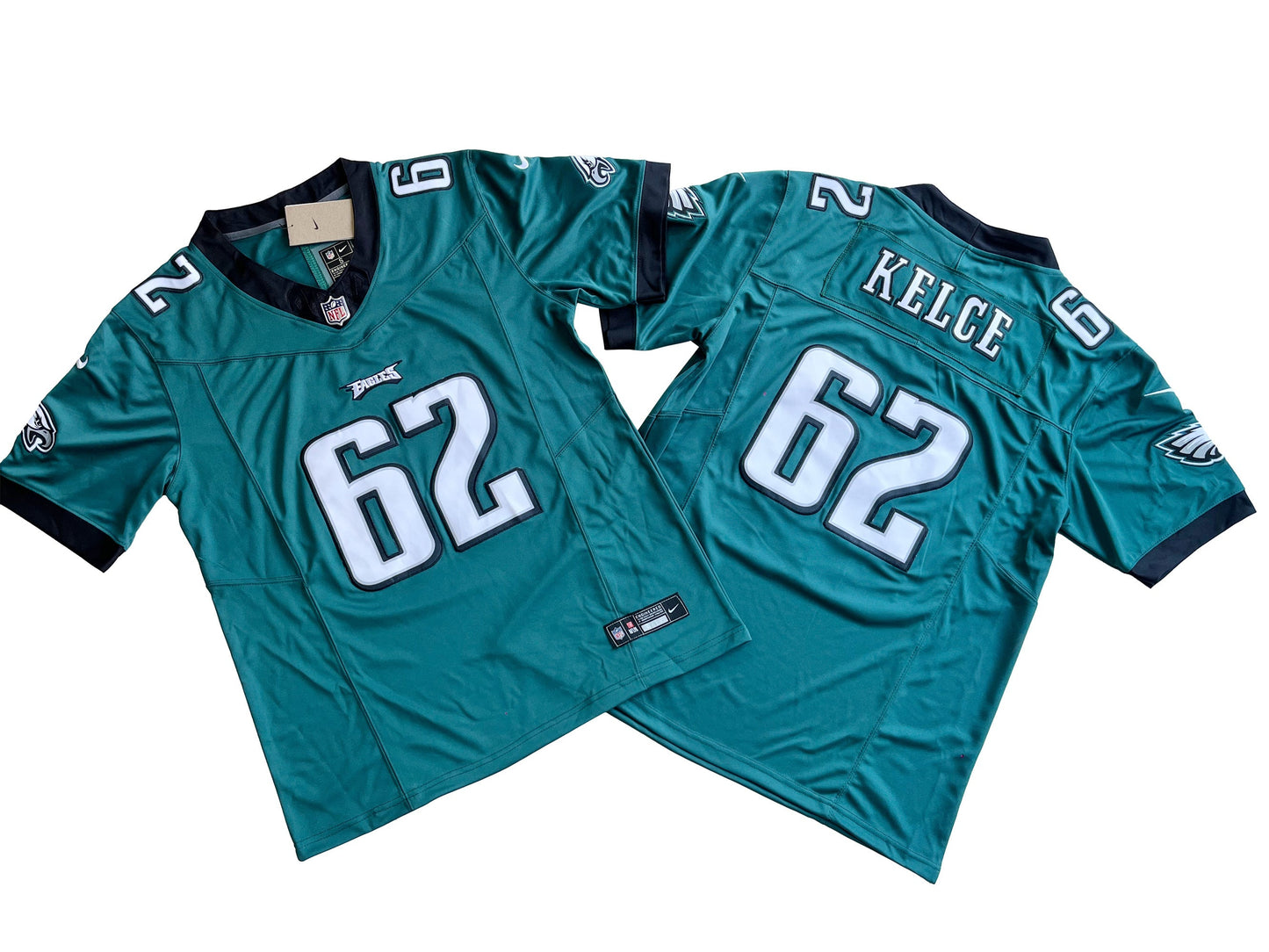 Philadelphia Eagles 62# Jason Kelce Vapor F.U.S.E. Limited Jersey