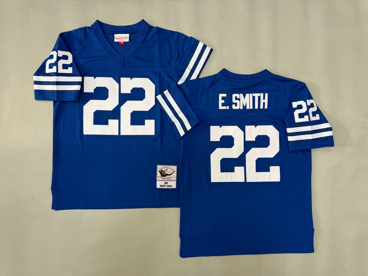 Mens Emmitt Smith#22 Dallas Cowboys Vintage Throwback Jersey