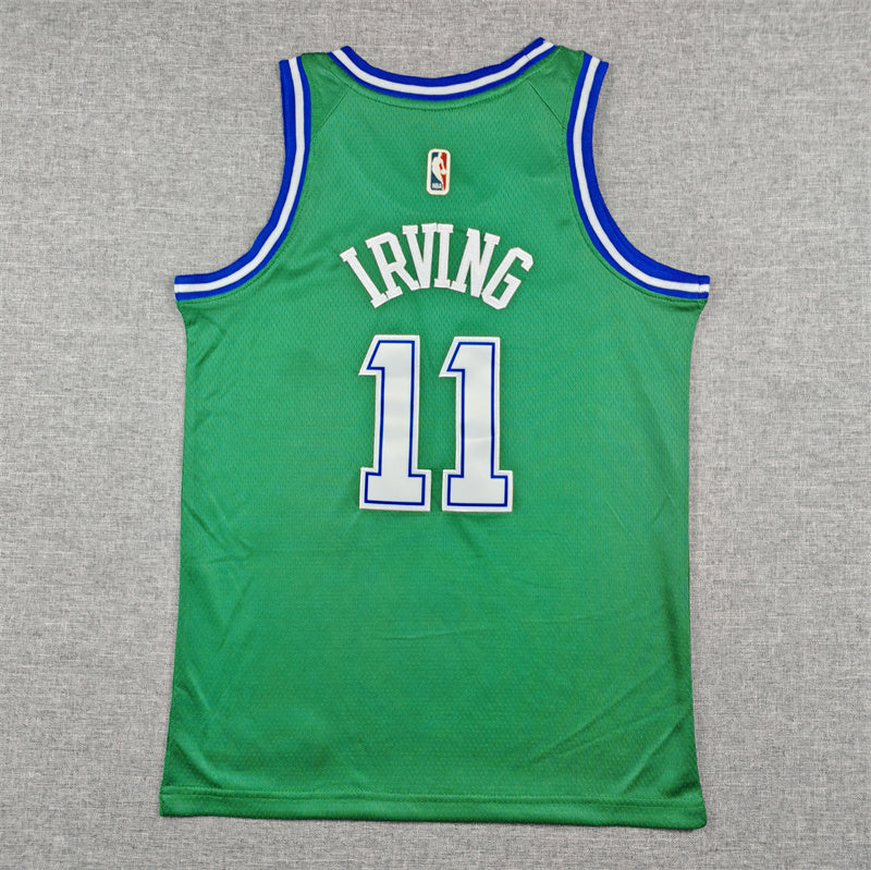 Youth Kyrie Irving Dallas Mavericks #11 Embroidered Jersey