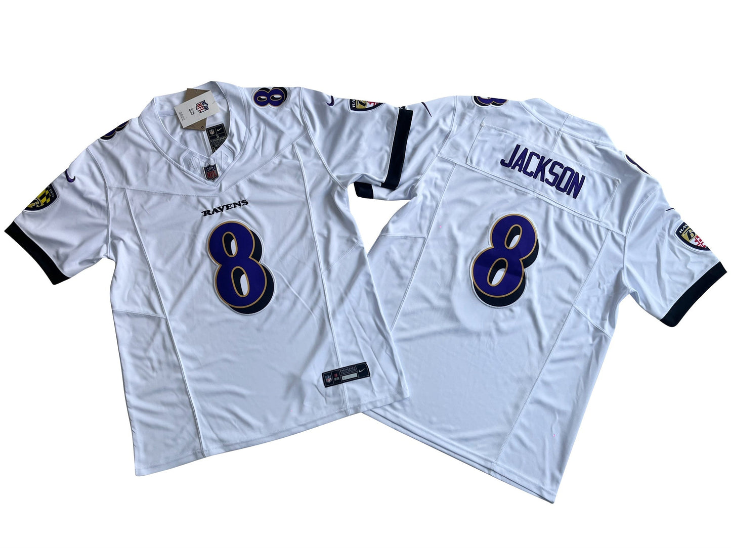 Baltimore Ravens 8# Lamar Jackson Vapor F.U.S.E. Limited Jersey