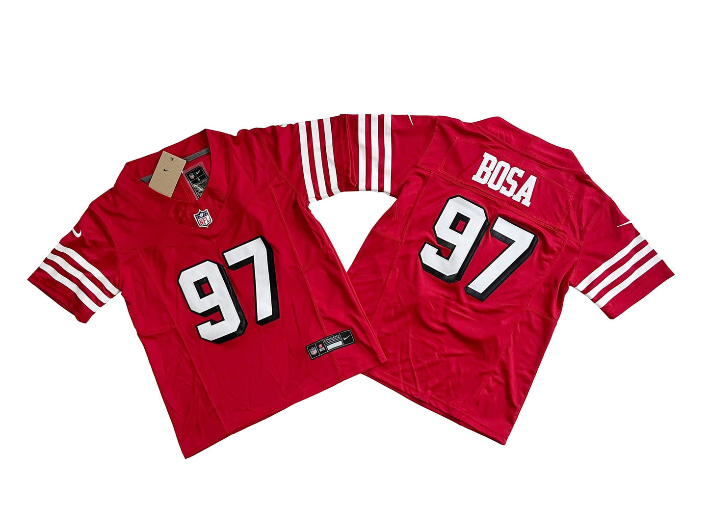 San Francisco 49ers 97# Nick Bosa Youth Vapor F.U.S.E. Limited Jersey