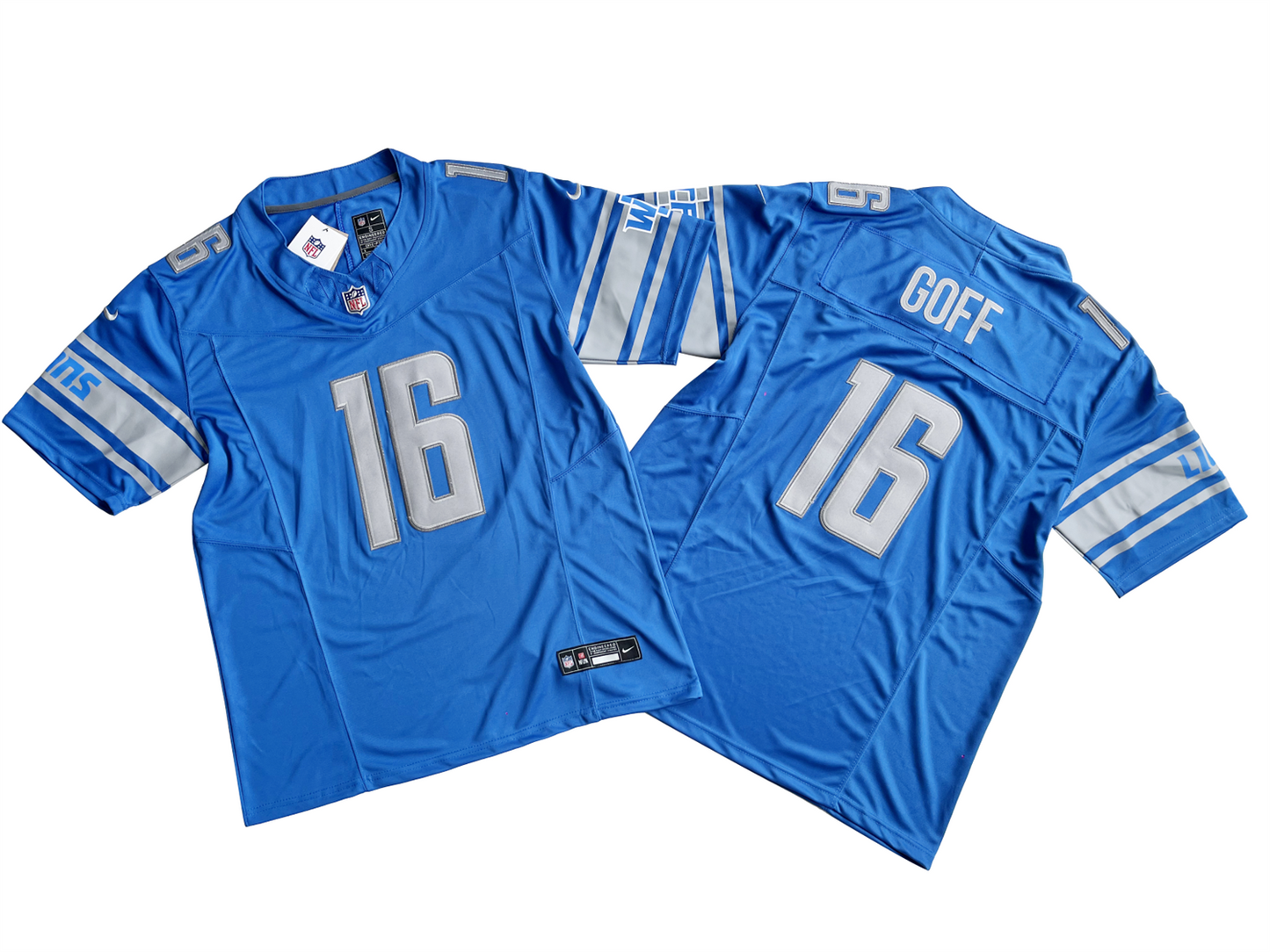 Detroit Lions 16# Jared Goff Vapor F.U.S.E. Limited Jersey