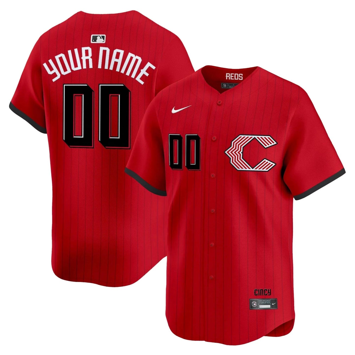 Custom Cincinnati Reds 2026 City Connect Stadium Jersey - Red