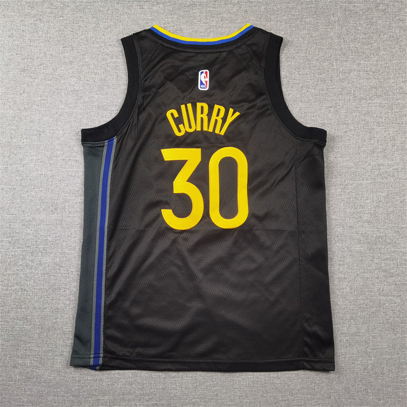 Youth Stephen Curry Golden State Warriors #30 Statement Edition Embroidered Jersey
