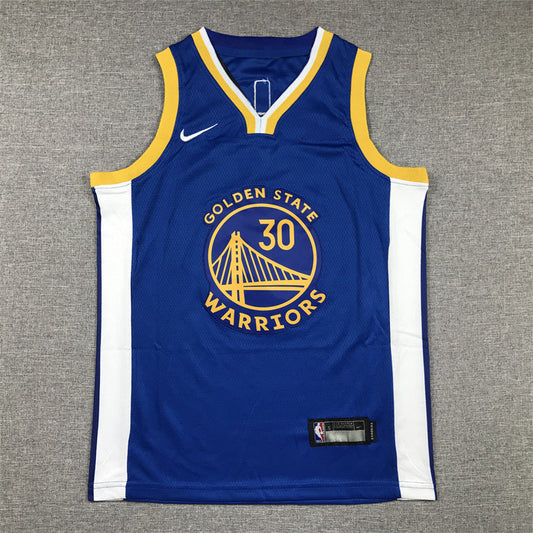 Youth Stephen Curry Golden State Warriors #30 Embroidered Jersey