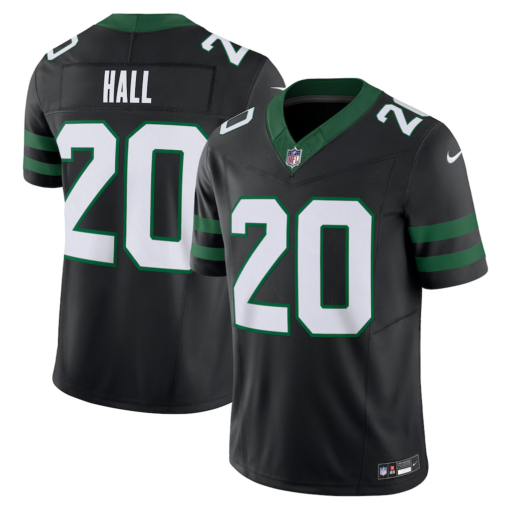 Breece Hall #20 New York Jets Black Vapor F.U.S.E. Limited Jersey