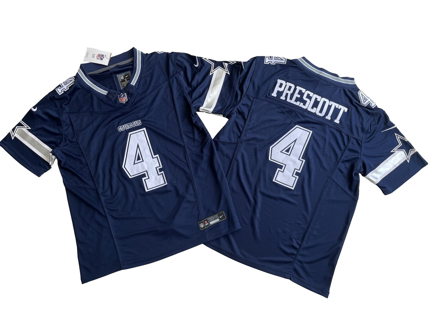 Dallas Cowboys 4# Dak Prescott Vapor F.U.S.E. Limited Jersey