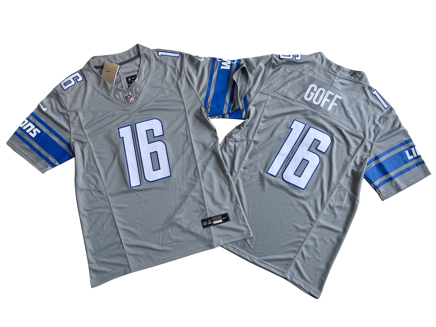 Detroit Lions 16# Jared Goff Vapor F.U.S.E. Limited Jersey