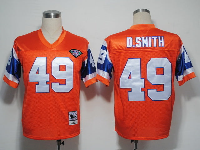 Denver Broncos Orange Vintage #49 D.SMITH Jersey