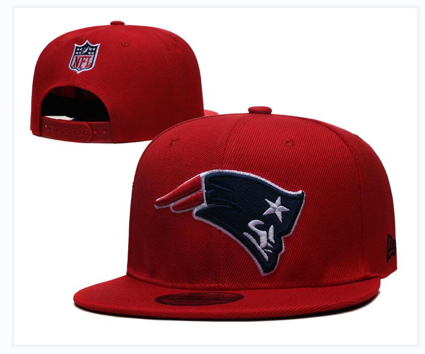 New England Patriots Red Snapback Cap