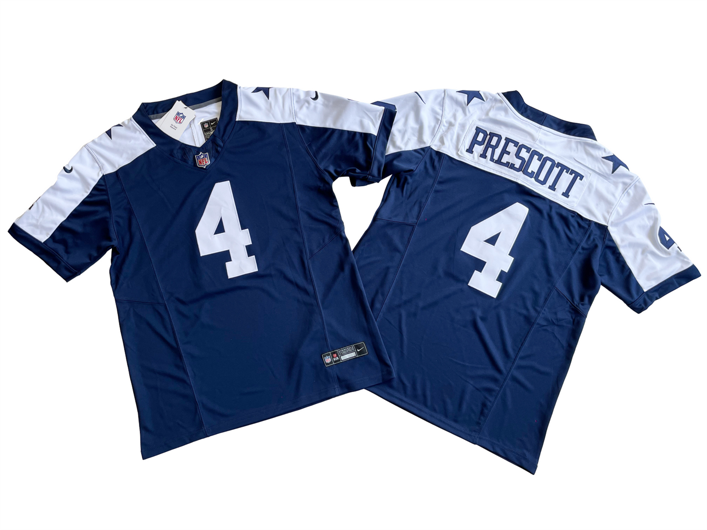 Dallas Cowboys 4# Dak Prescott Vapor F.U.S.E. Limited Jersey