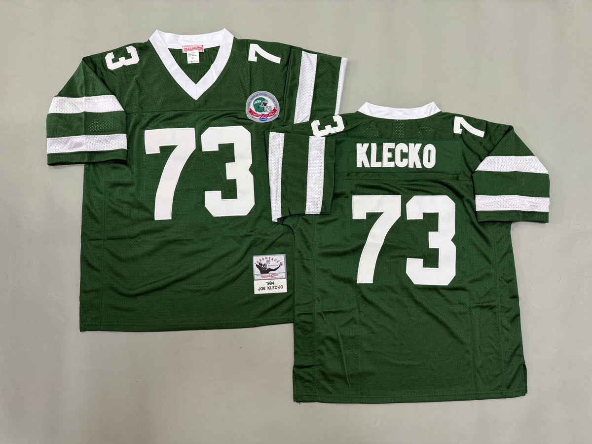 Mens Joe Klecko#73 New York Jets Vintage Throwback Jersey