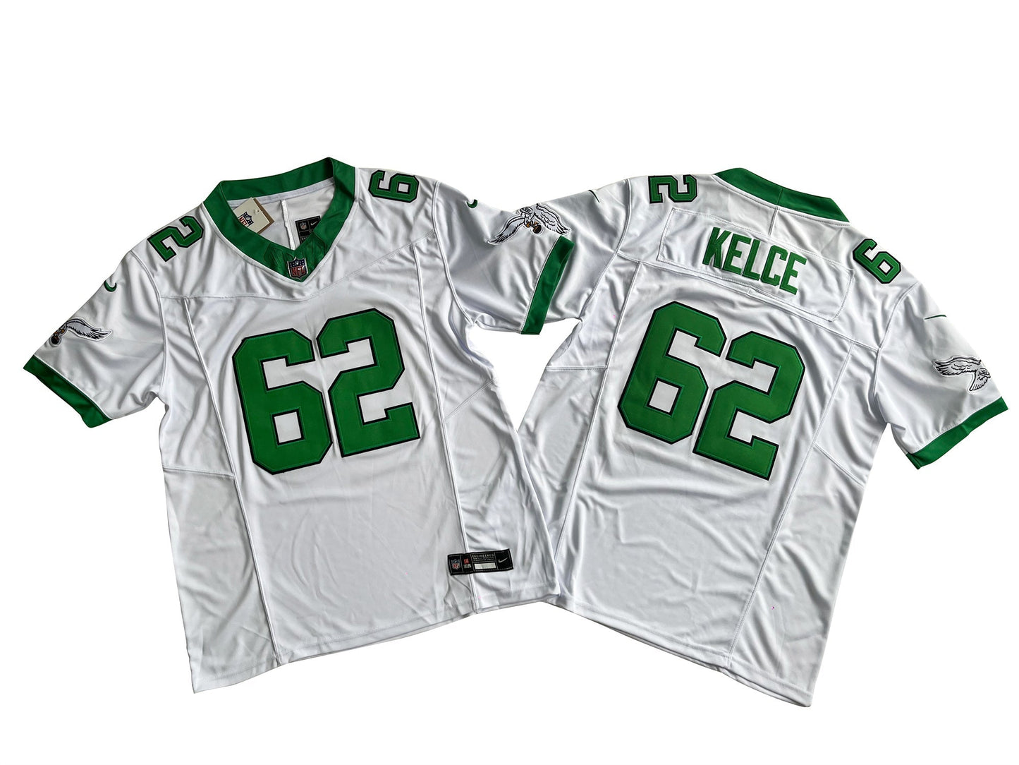 Philadelphia Eagles 62# Jason Kelce Vapor F.U.S.E. Limited Jersey