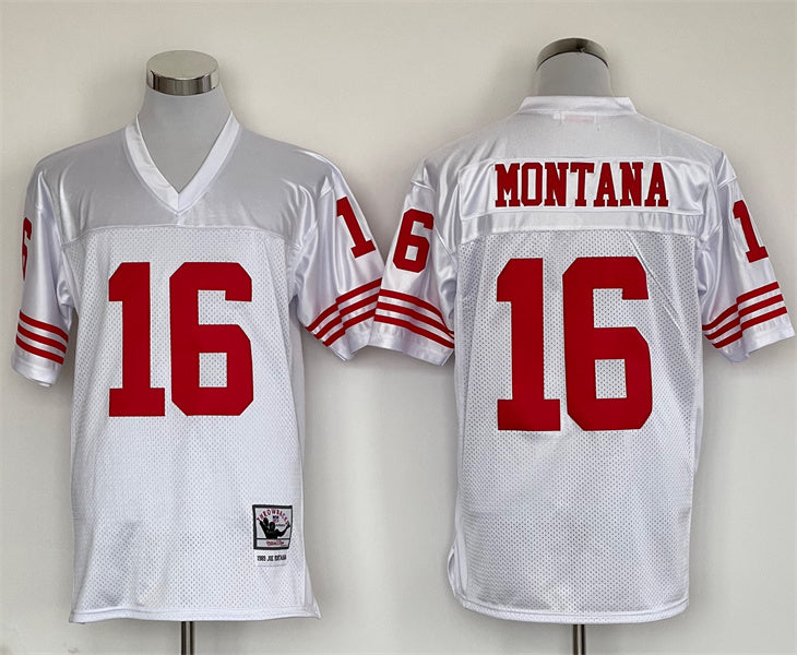 San Francisco 49ers White Vintage#16 MONTANA Jersey