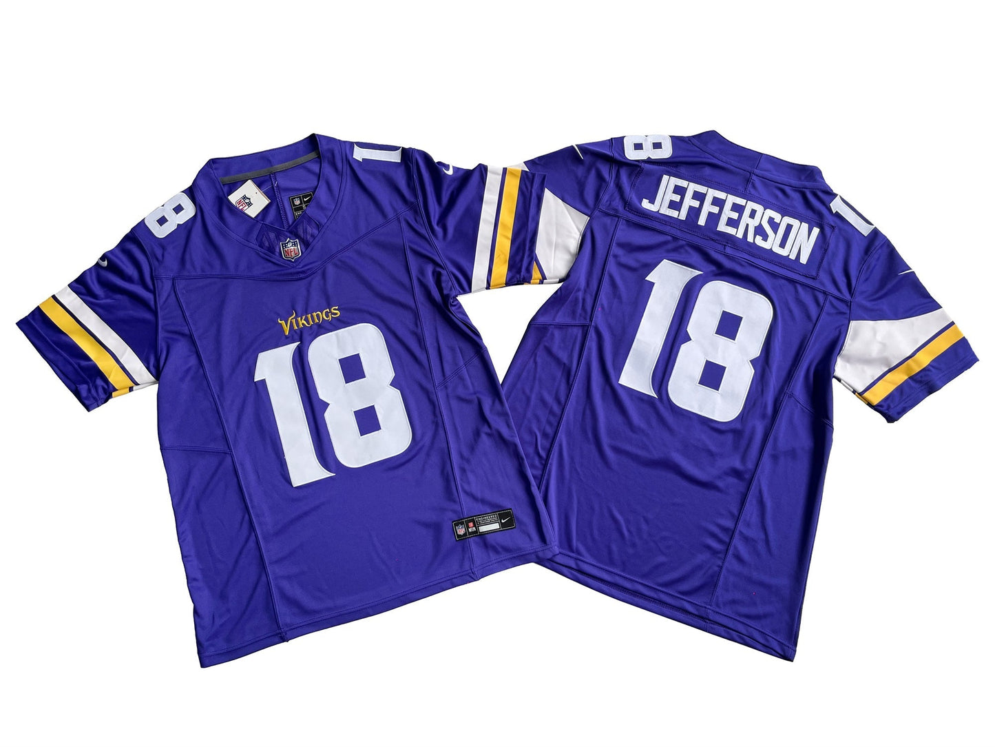 Minnesota Vikings 18# Justin Jefferson Vapor F.U.S.E. Limited Jersey