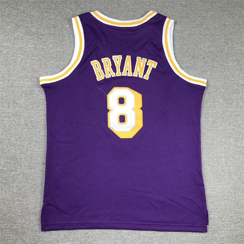 Youth Kobe Bryant Los Angeles Lakers #8 Embroidered Jersey