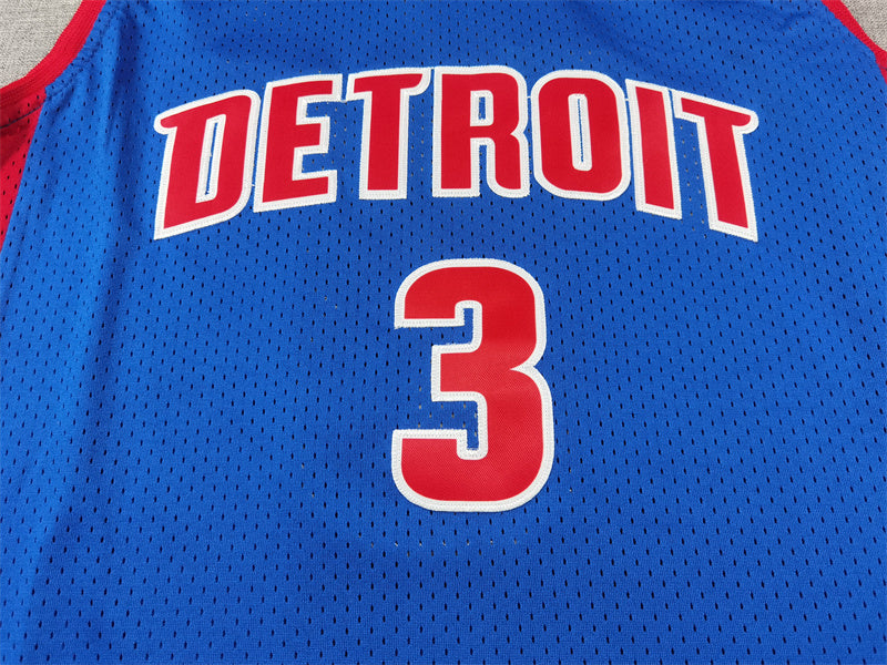 Detroit Pistons Ben Wallace #3 City Edition Swingman Jersey ! Embroidered