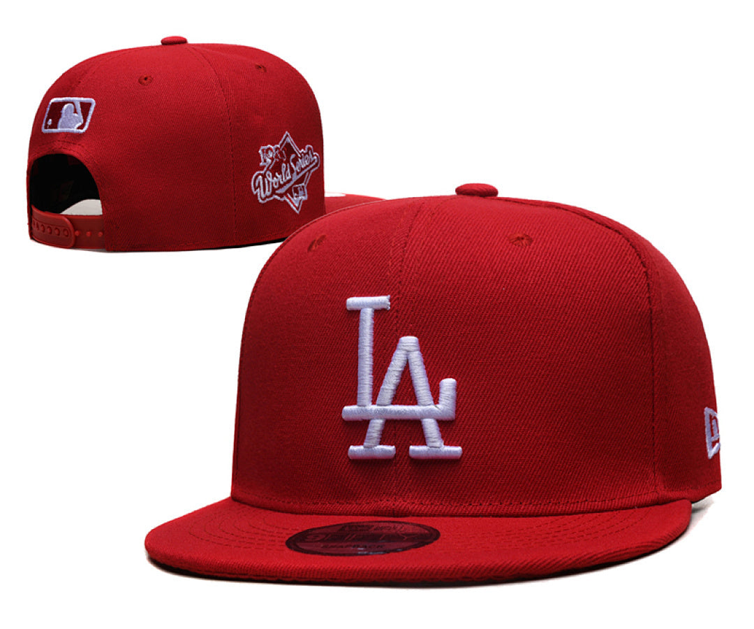 Los Angeles Dodgers Red Snapback Cap