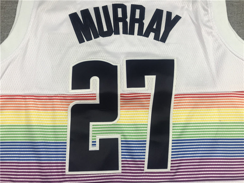 Denver Nuggets Jamal Murray #27 City Edition ! Embroidered Jersey