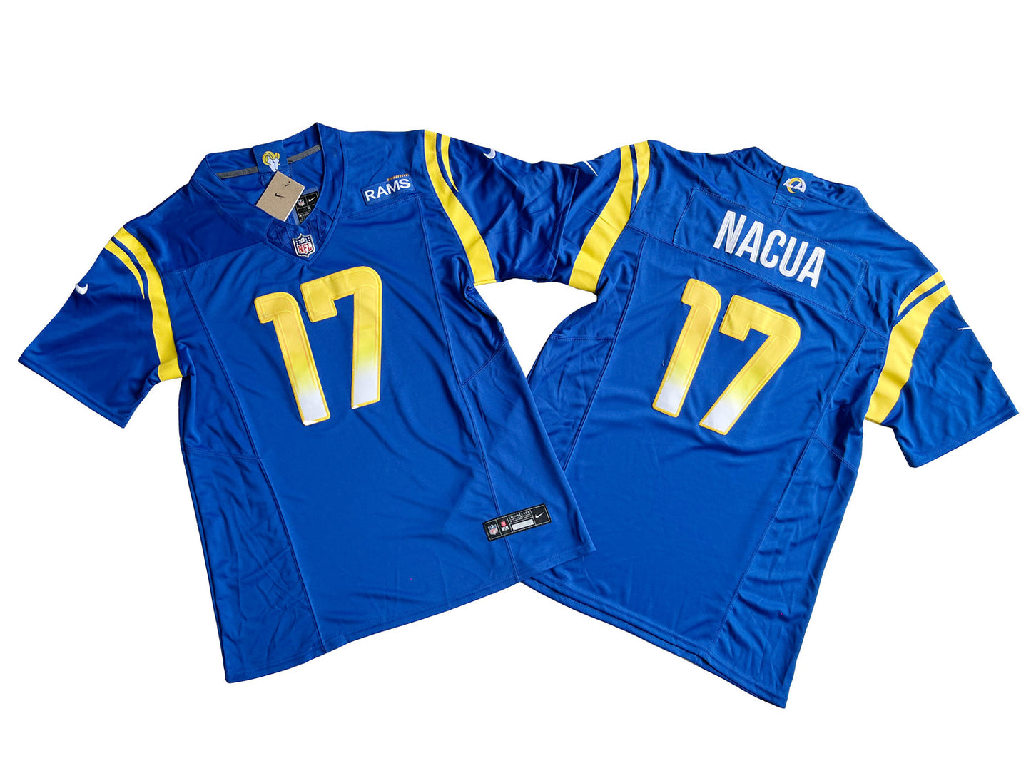 Los Angeles Rams 17# Puka Nacua Vapor F.U.S.E. Limited Jersey