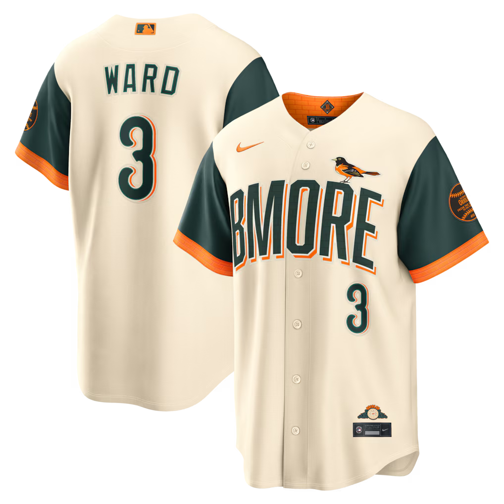 Taylor Ward Baltimore Orioles 2026 City Connect Stadium Jersey - Natural