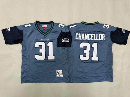 Youth Kam Chancellor#31 Seattle Seahawks Vintage Throwback Jersey