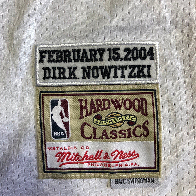 All-Star Dirk Nowitzki #41 Throwback Jersey - Dense Embroidery