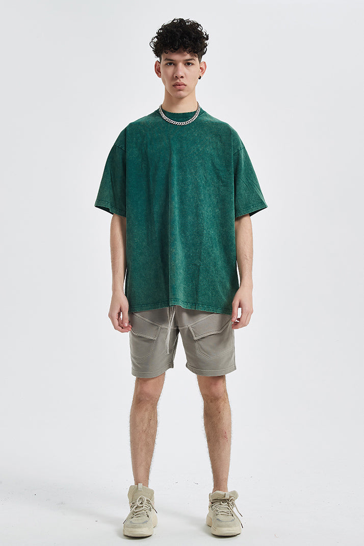 250GSM Washed Out Vintage Tee