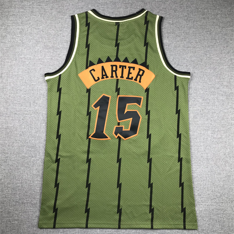 Toronto Raptors #15 CARTER Green Jersey MN