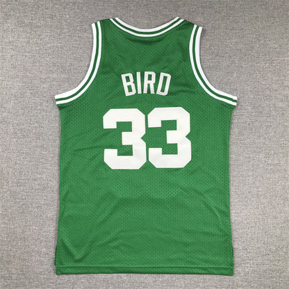 Youth Larry Bird Boston Celtics #33 Embroidered Jersey
