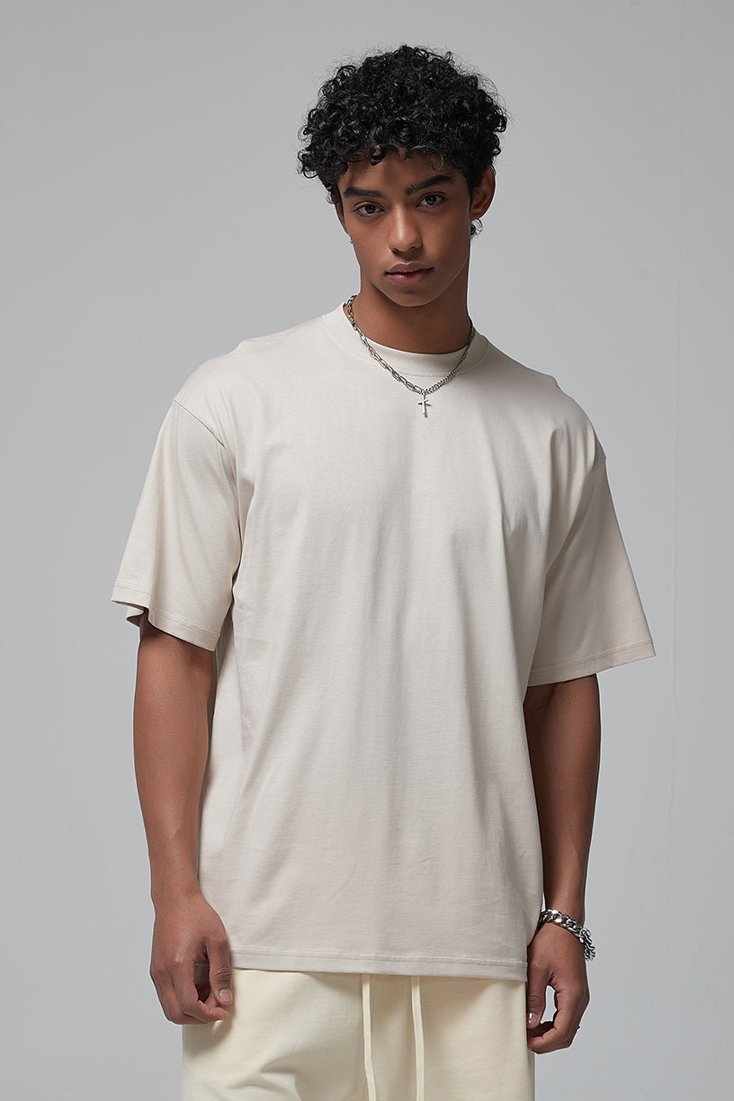 190GSM Solid Color Oversized Tee