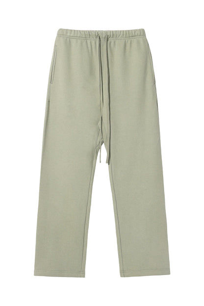 365GSM Relaxed Solid Color Fleece Sweatpants