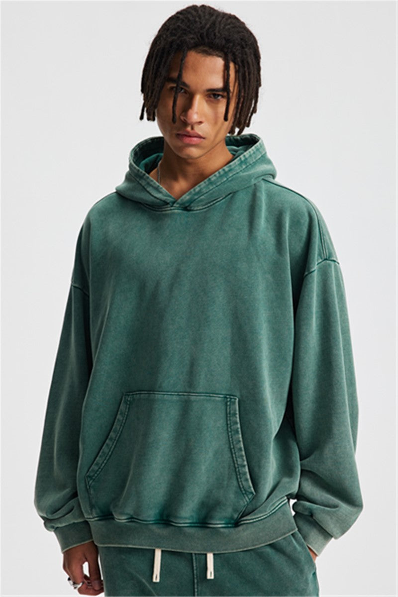 430GSM Boxy Fit Washed Hoodie