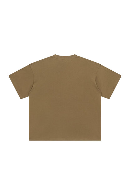 190GSM Solid Color Oversized Tee