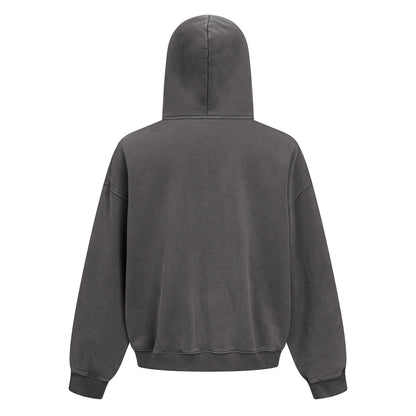 370GSM Pigment Dyed Fleece Boxy Hoodie