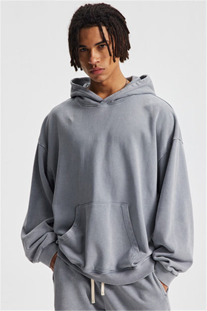430GSM Boxy Fit Washed Hoodie