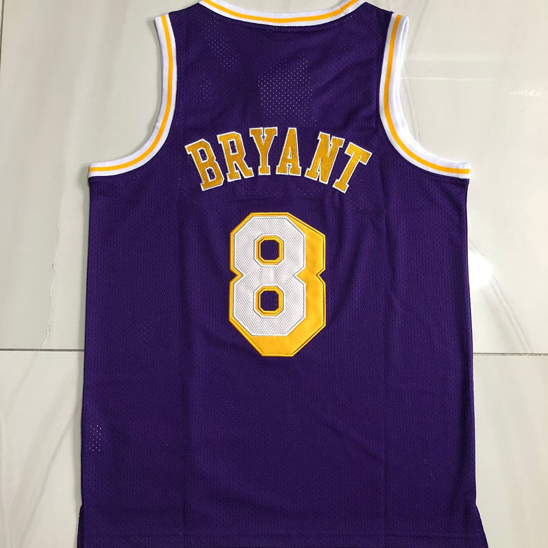 All-Star Game Kobe Bryant #8 Purple Throwback Jersey - Dense Embroidery