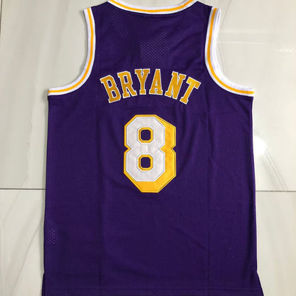 All-Star Game Kobe Bryant #8 Purple Throwback Jersey - Dense Embroidery