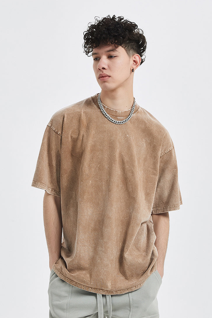 250GSM Washed Out Vintage Tee