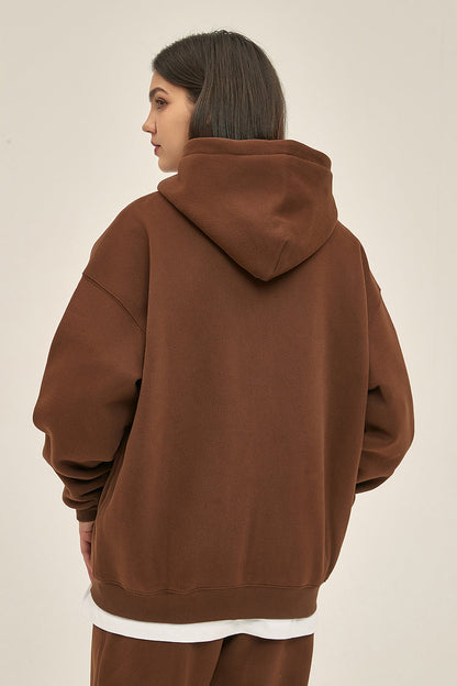 350GSM Solid Color Fleece Zipper Jacket