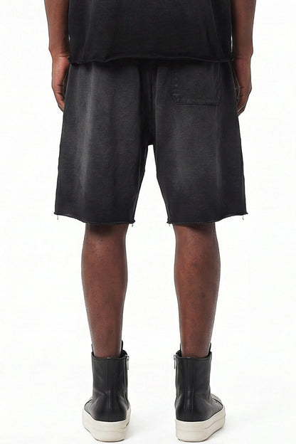 320GSM Distressed Sun Fade Shorts