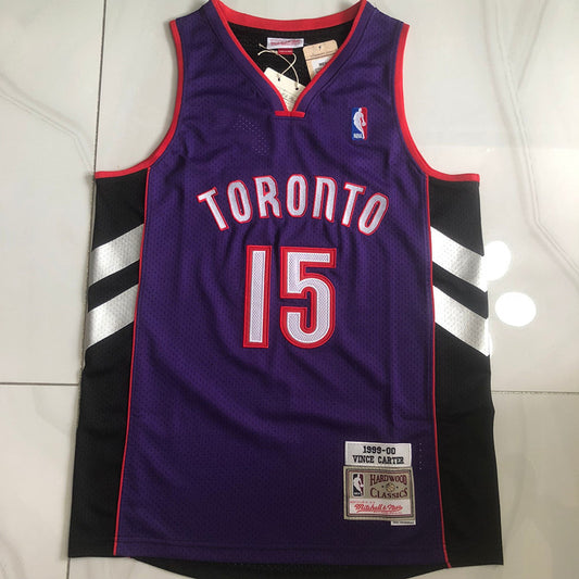 Toronto Raptors Vince Carter #15 Throwback  Jersey -  Dense Embroidery