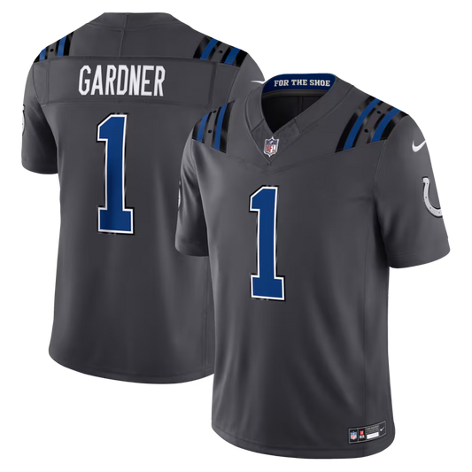 Men's Ahmad Sauce Gardner  Indianapolis Colts #1 Rivalries Collection Limited Jersey
