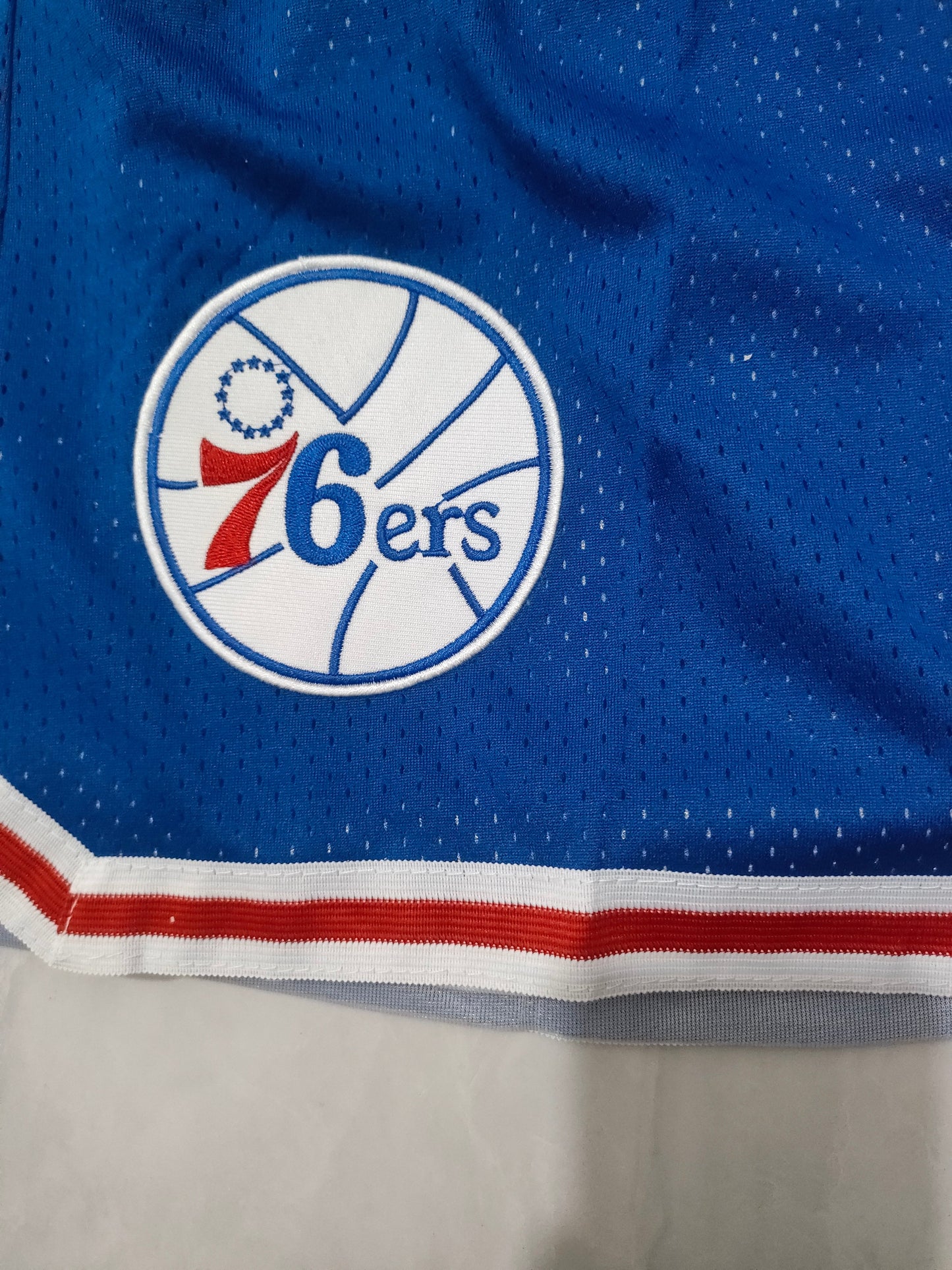 Philadelphia 76ers Blue Retro Pocket Shorts