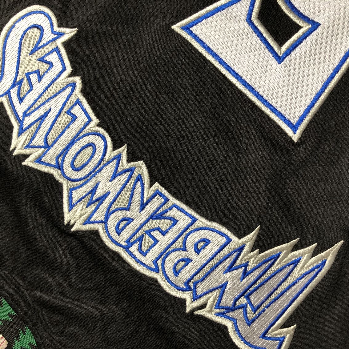 Minnesota Timberwolves Anthony Edwards #5 black Throwback Jersey - Dense Embroidery