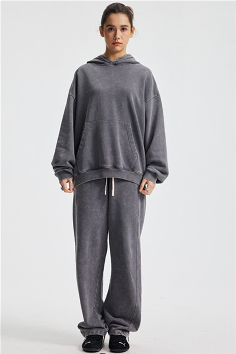 430GSM Boxy Fit Washed Hoodie