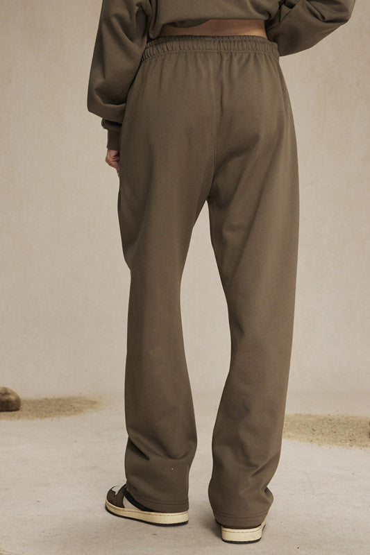 430GSM French Terry Solid Color Sweatpants