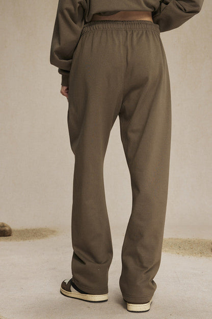 430GSM French Terry Solid Color Sweatpants