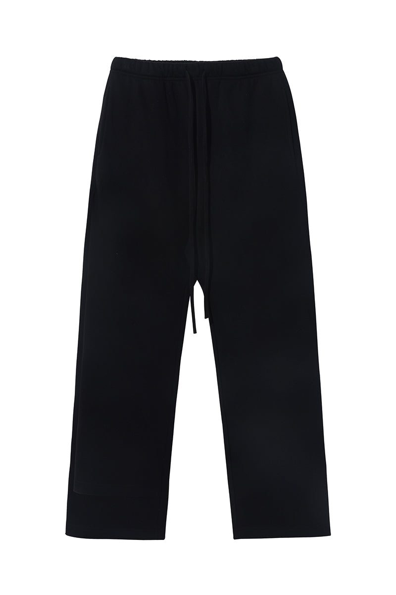 365GSM Relaxed Solid Color Fleece Sweatpants