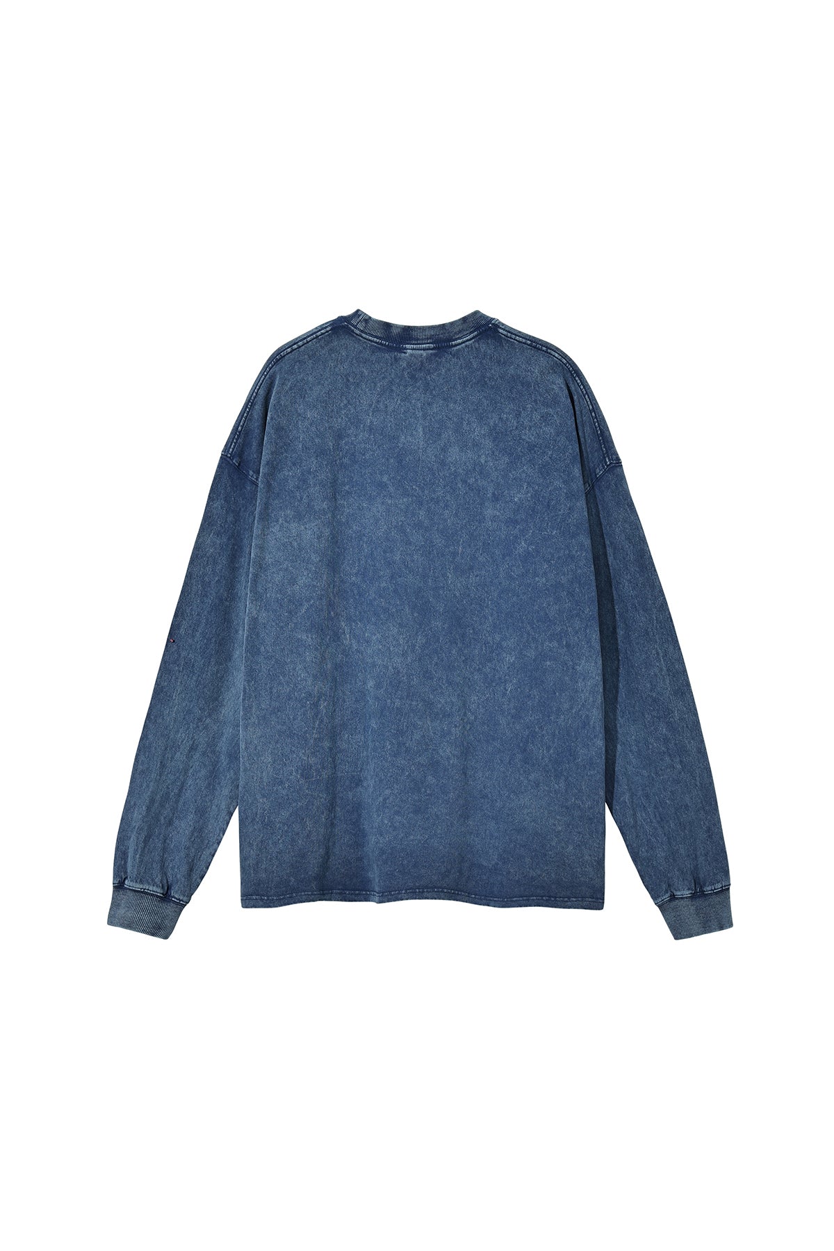 250GSM Vintage Washed Long Sleeve Crew